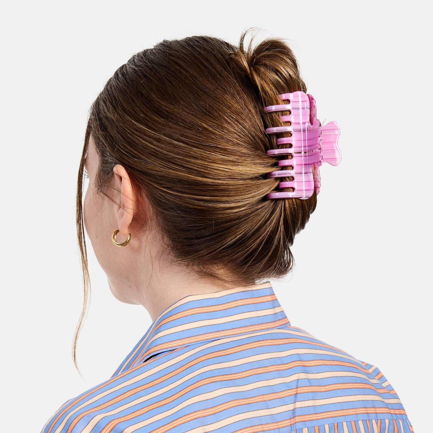Jojo Hair Claw Small in Petunia