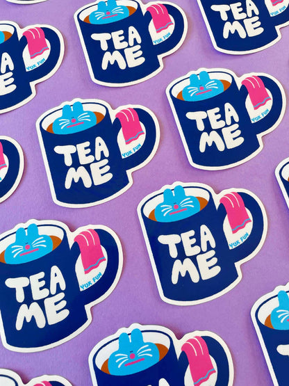 Tea Me Eco Vinyl Sticker