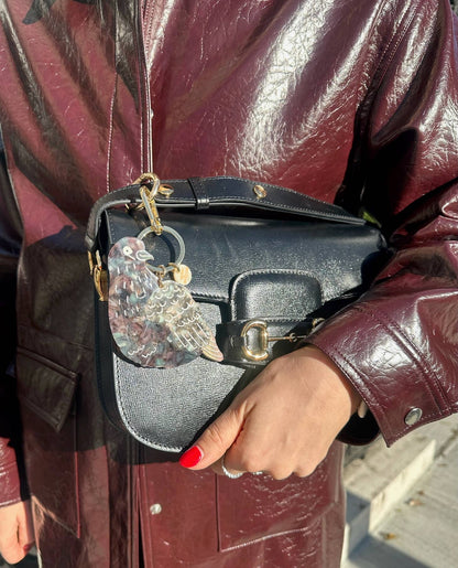 Pigeon Bag Charm & Keyring