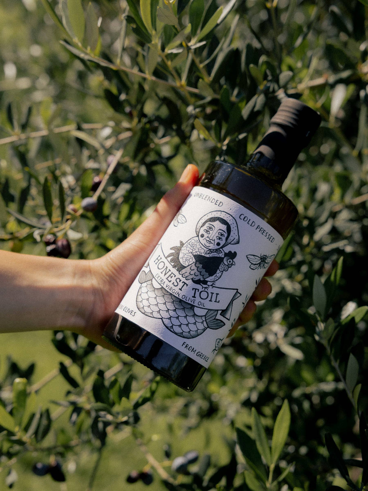 Honest Toil Extra Virgin Olive Oil 500ml Bottle