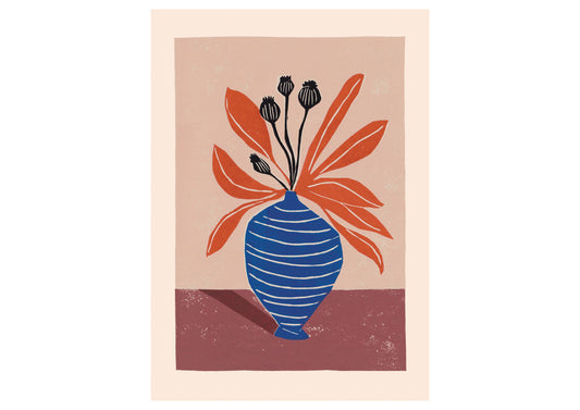 Dried Poppies A3 Art Print