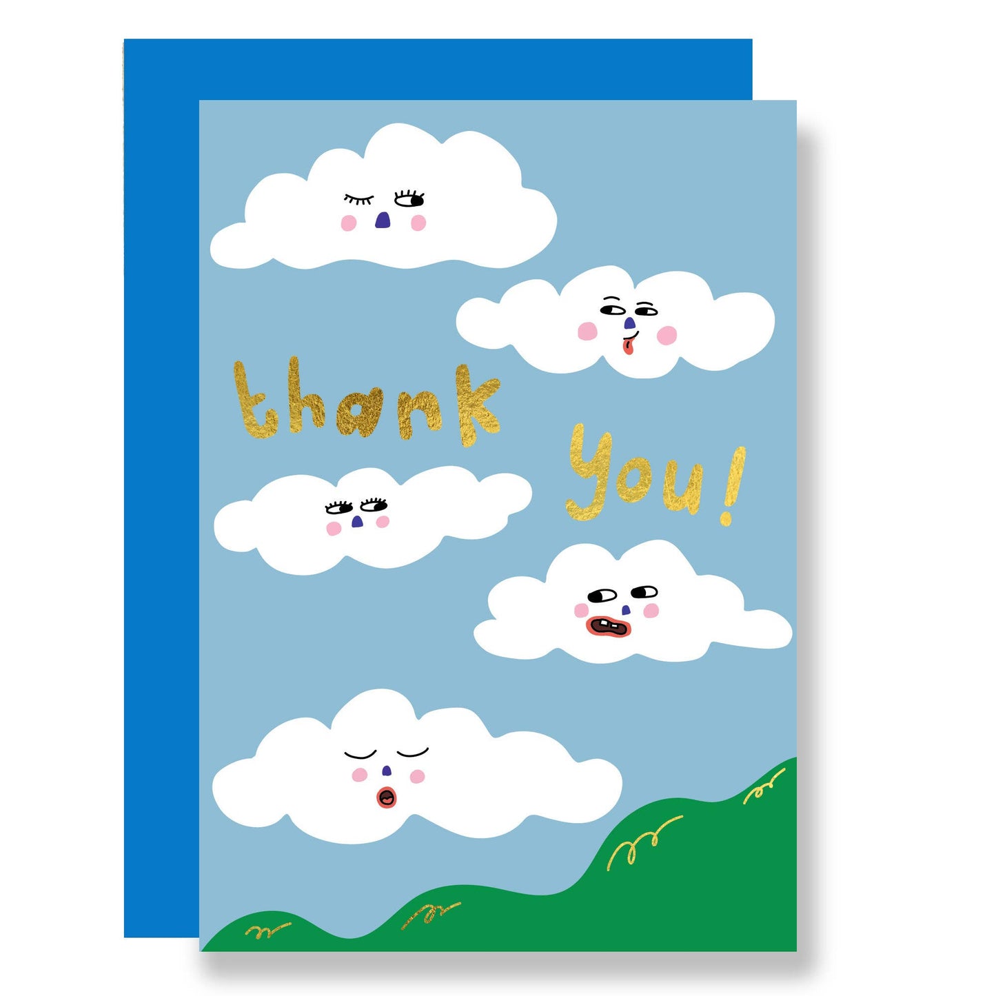 Clouds Thank You Card