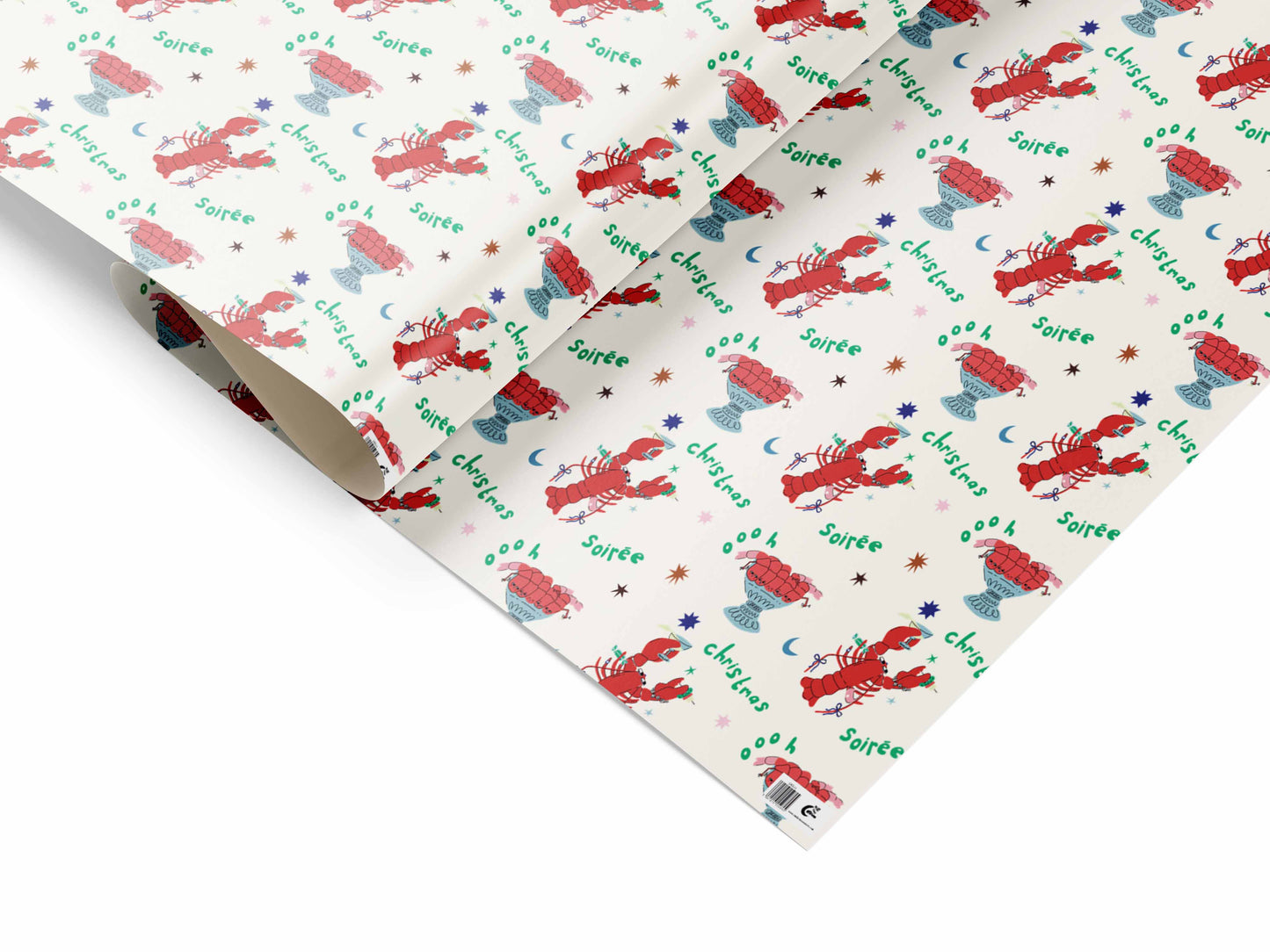 Christmas Soiree Gift Wrap Sheet