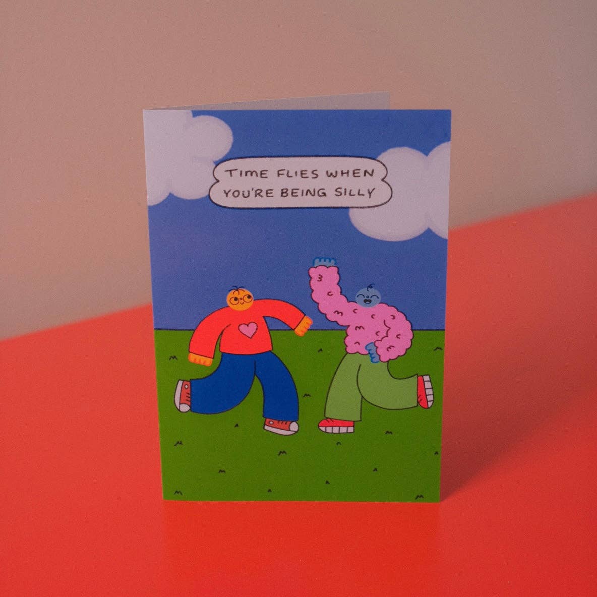 Time Flies When You're Being Silly Greetings Card