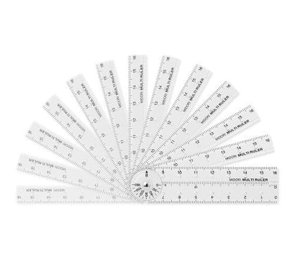 Midoru Multi Ruler 16cm in Blue