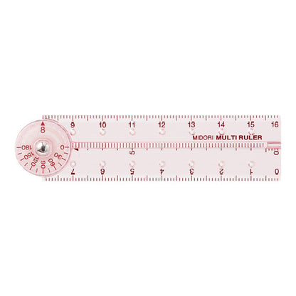 Midoru Multi Ruler 16cm in Pink