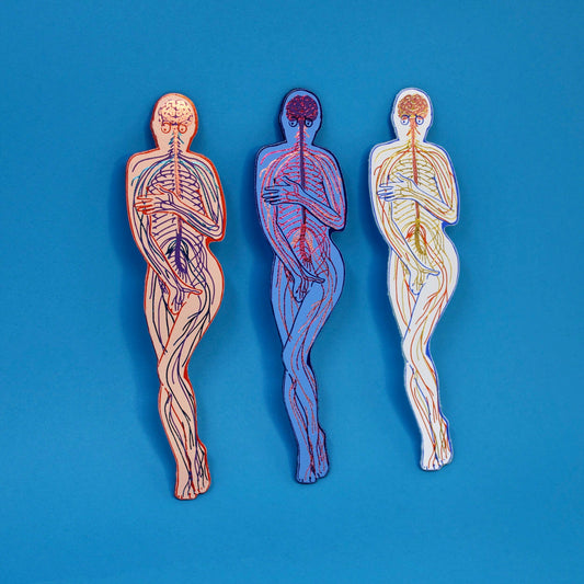 No Need To Be Nervous Leather Bookmark