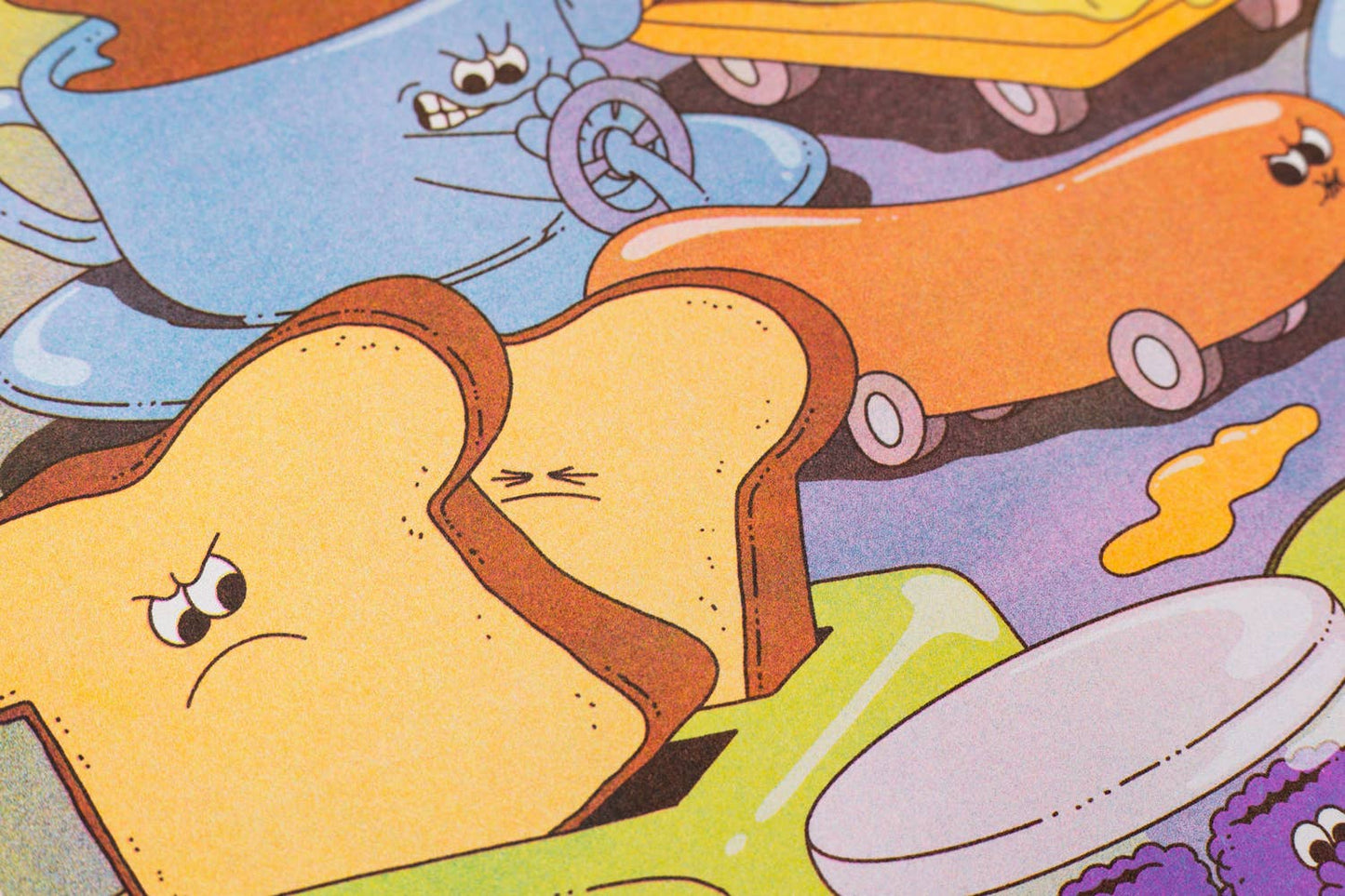 If there's a traffic jam on the way to breakfast A3 Print by Lauren Martin