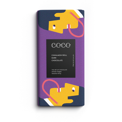 Cinnamon Roll Dark Chocolate Bar