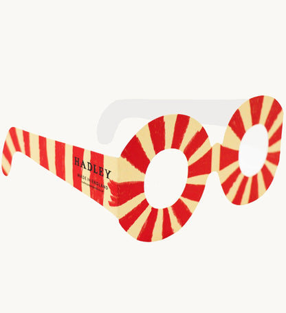 Striped Glasses Greeetings Card