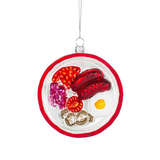 English Breakfast Christmas Bauble