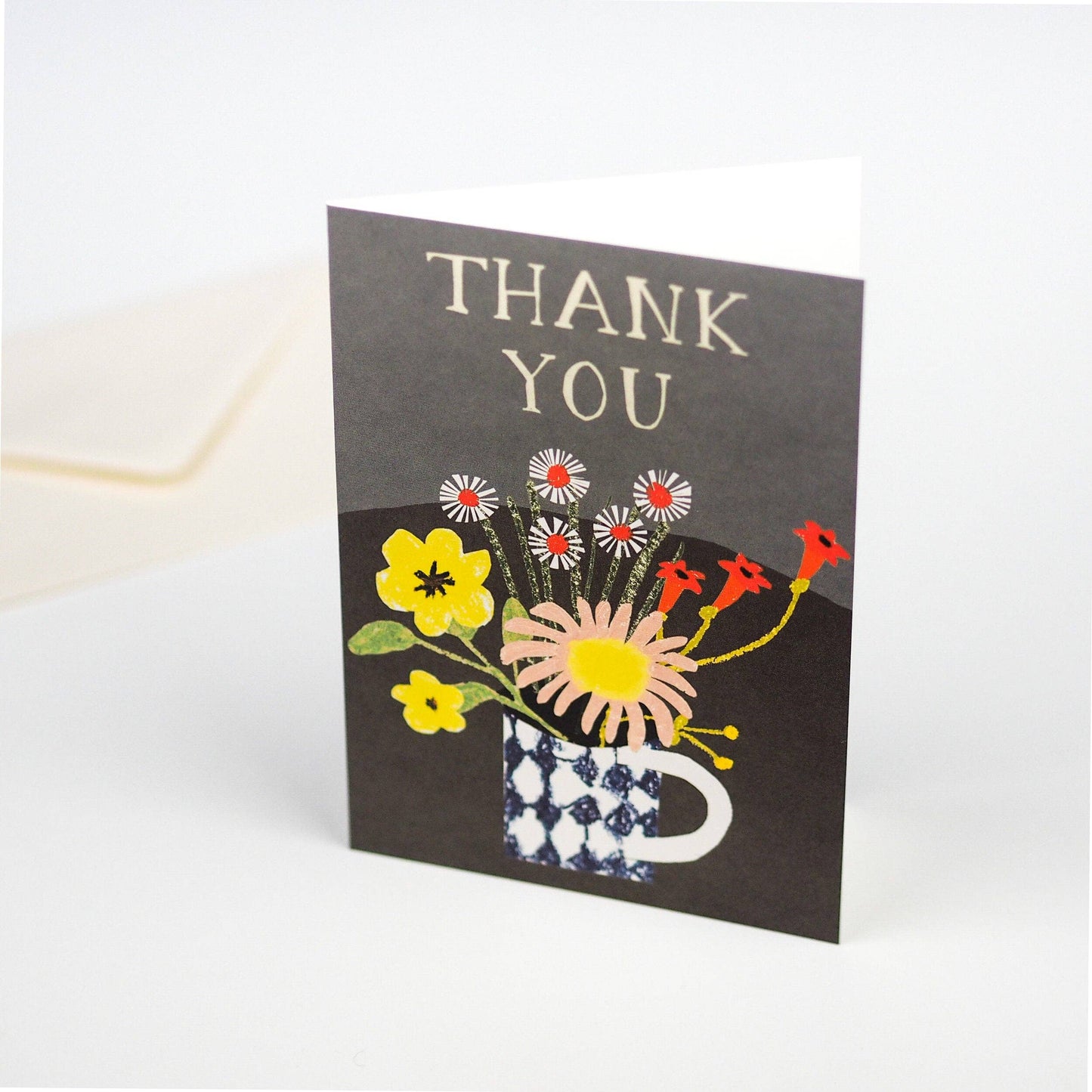 Floral Mug Thank You Card