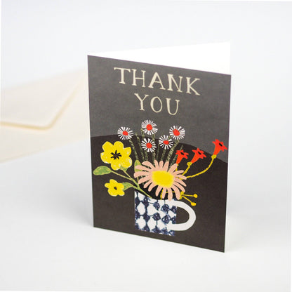 Floral Mug Thank You Card