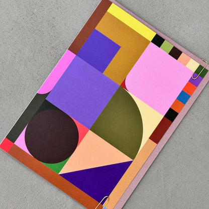 Corner Graphic Colour Block Greetings Card