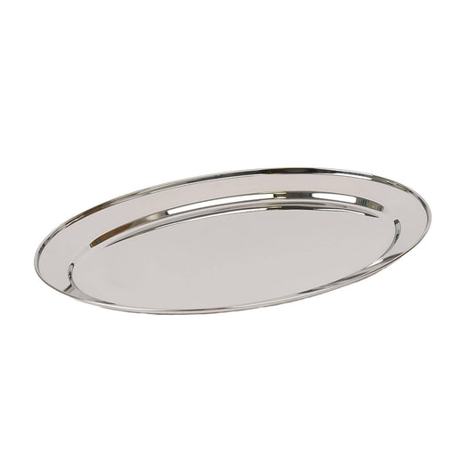 Extra Large Oval Stainless Steel Serving Platter