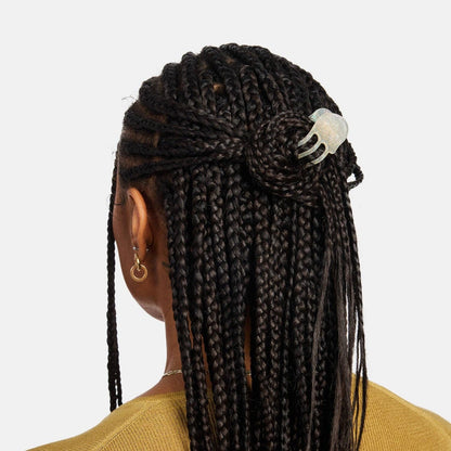 Mini Hair Claw in Light Sparkle