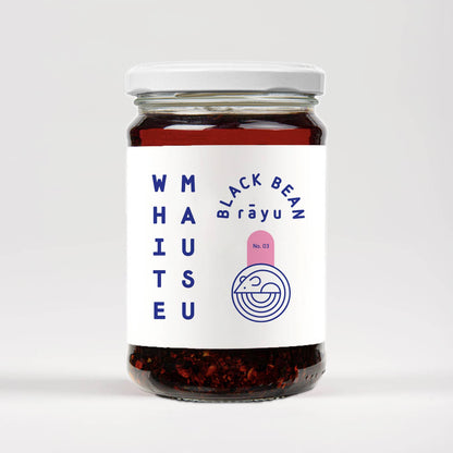 White Mausu Black Bean Rayu Sauce