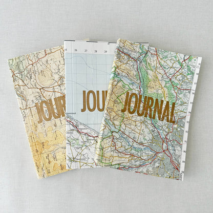 Vintage Map Journal