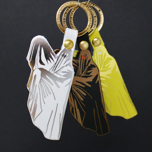 Spoo-key Ghost Leather Keyring