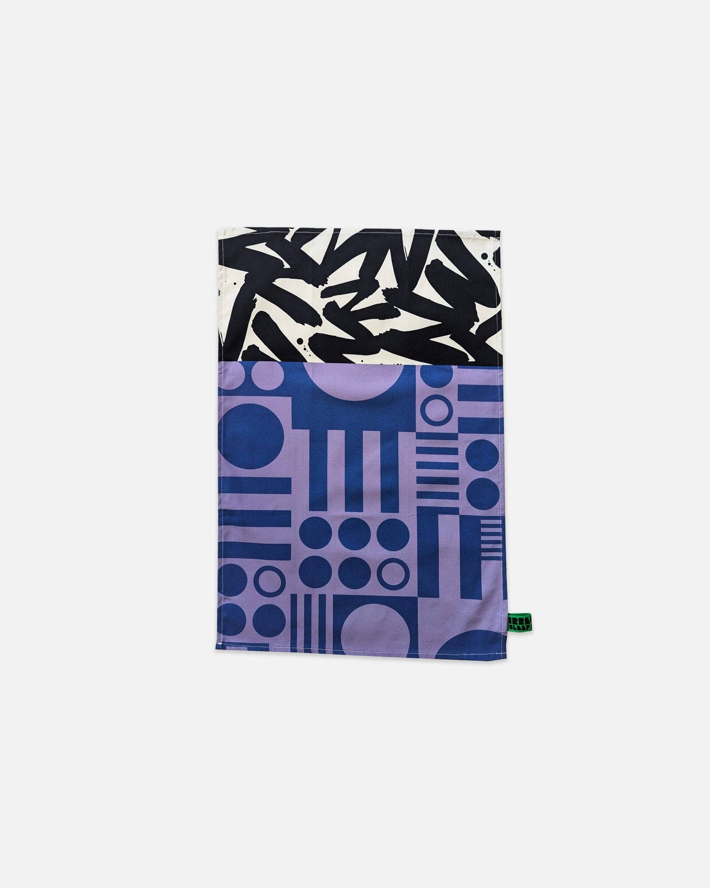 Organic Cotton Tea Towel in Blueberry