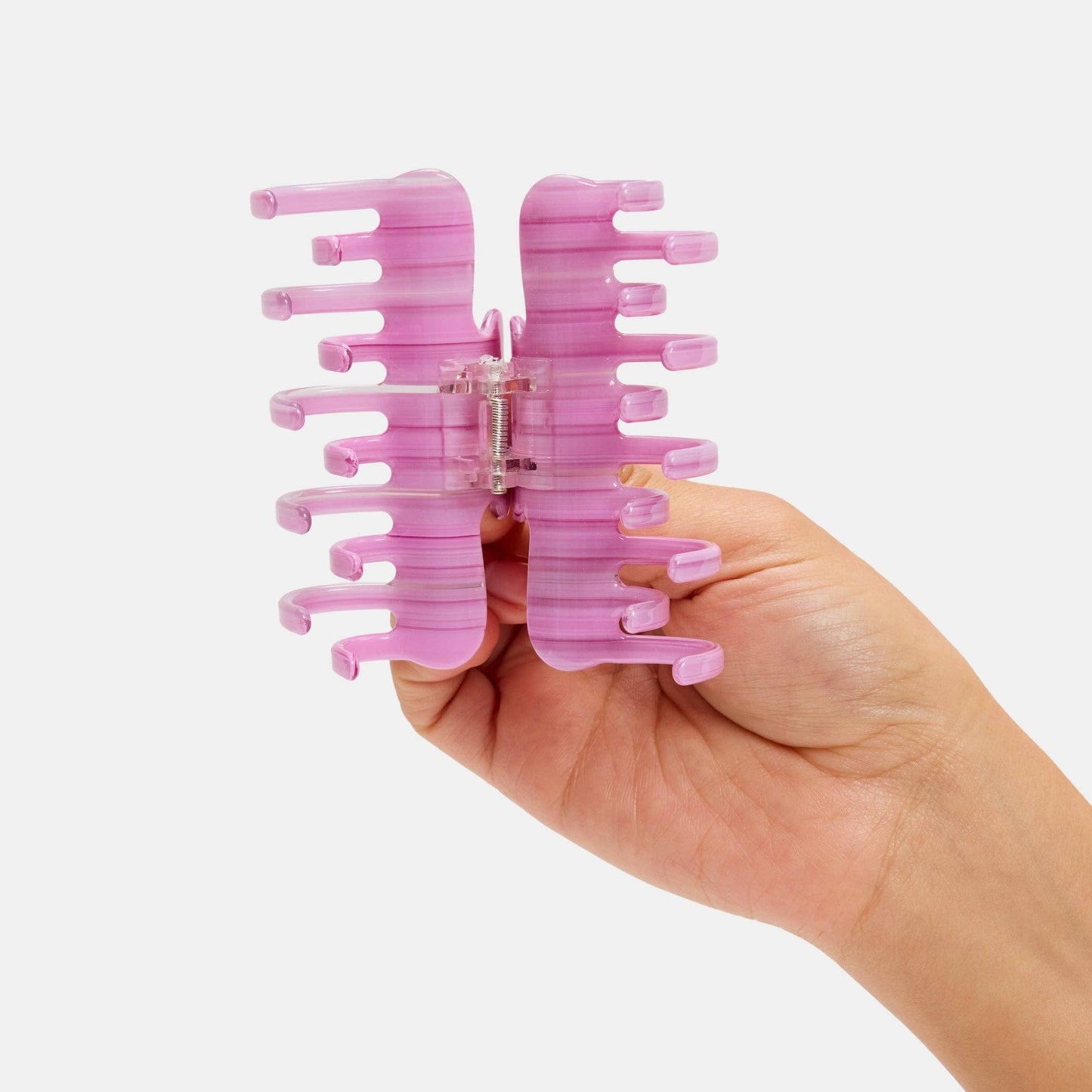 Jojo Hair Claw Small in Petunia