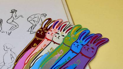 Bunny Leather Bookmark