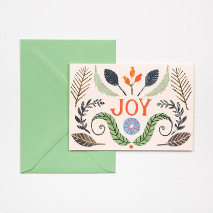 Joy Christmas Card