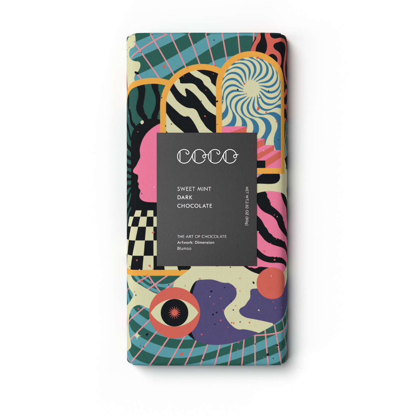 Sweet Mint Dark Chocolate Bar