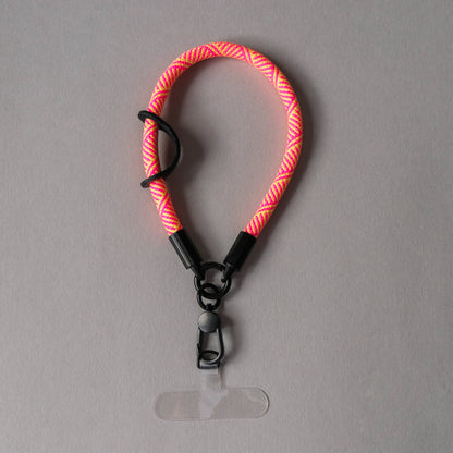 Wrist Phone Strap in Pink & Yellow