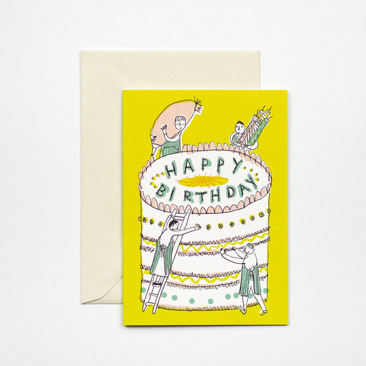 Massive Cake Birthday Card