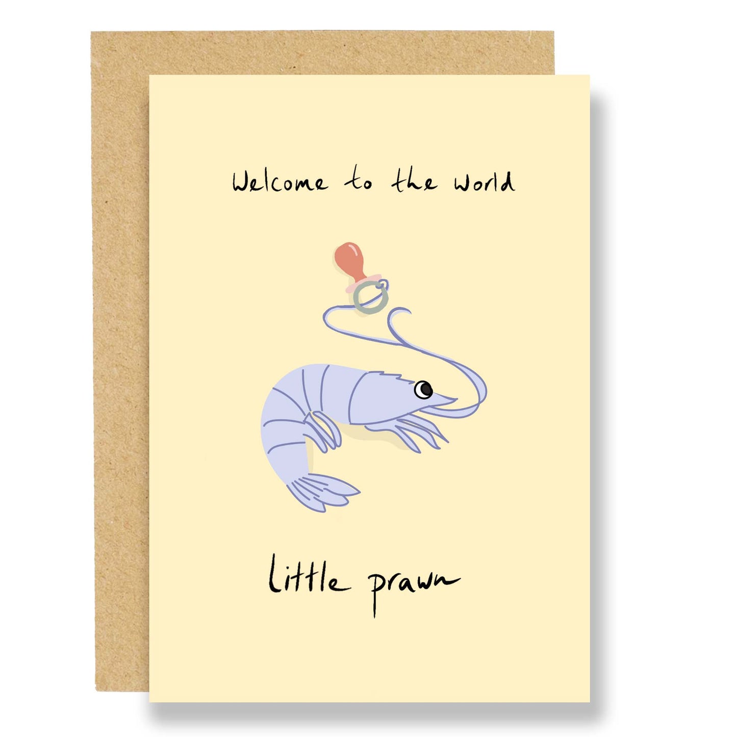 Little Prawn New Baby Card