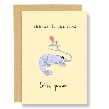 Little Prawn New Baby Card