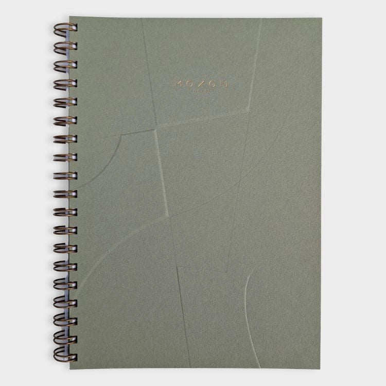 Form B5 Wirebound Notebook in Sage Green