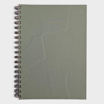 Form B5 Wirebound Notebook in Sage Green