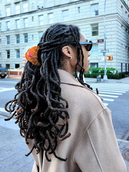 Bow Croissant Claw Hair Clip