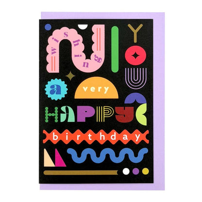 Collage Cutout Birthday Card
