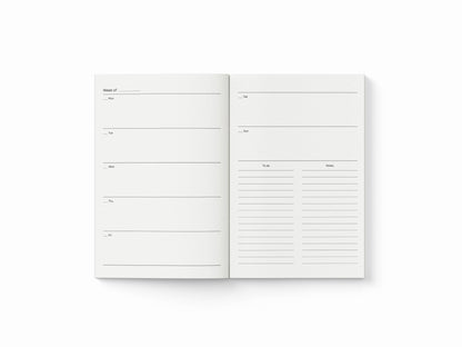 Mini A6 Undated Trinket Diary/Planner