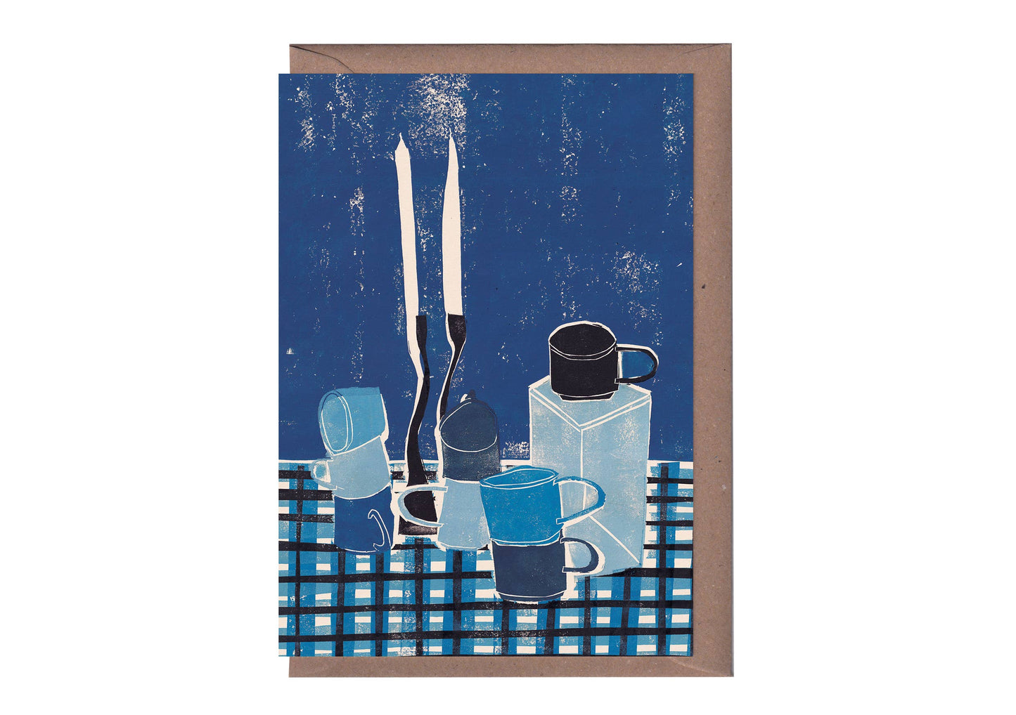 Still Life in Blue Greetings Card