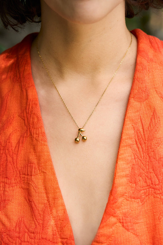 Maraschino Necklace in Gold