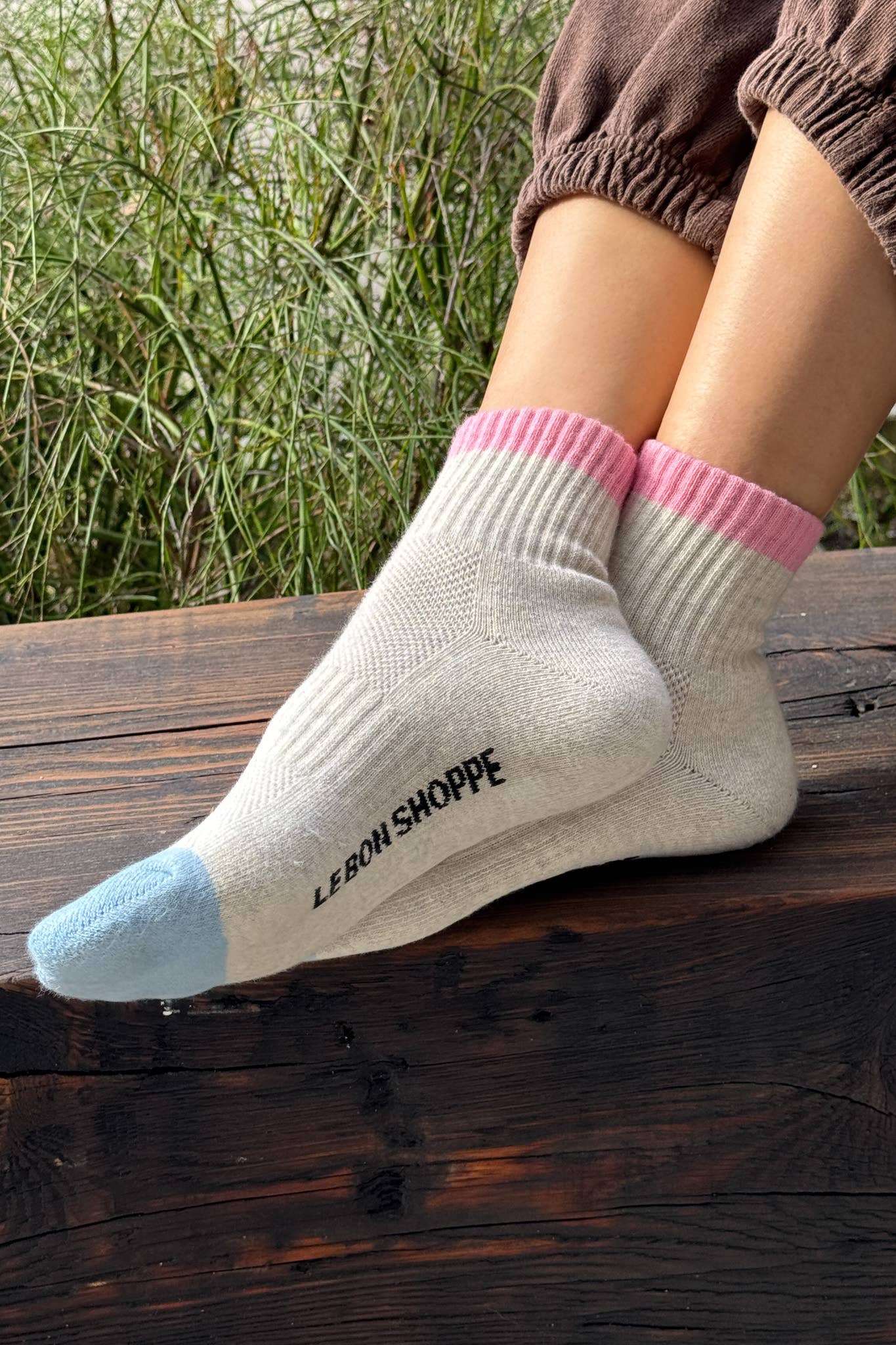 Colour Block Girlfriend Socks