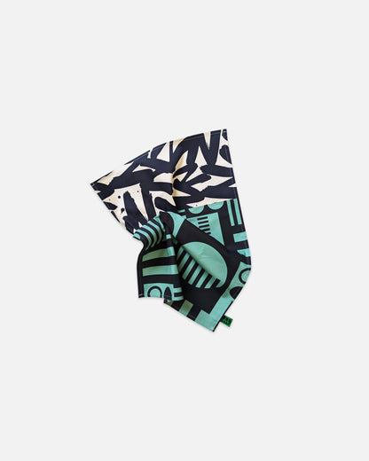 Organic Cotton Tea Towel in Cool Mint