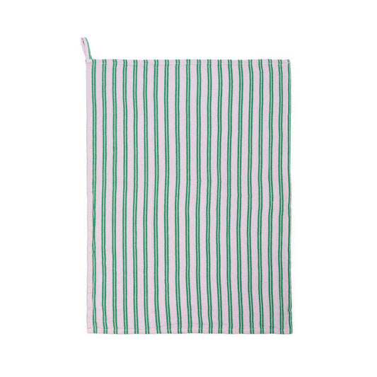 Cotton Hand Towel in Lilac Stripe