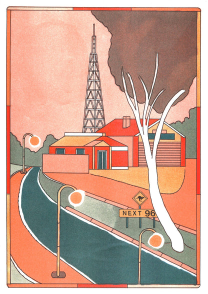 Nowhere in Australia A3 Print by Marco Quadri