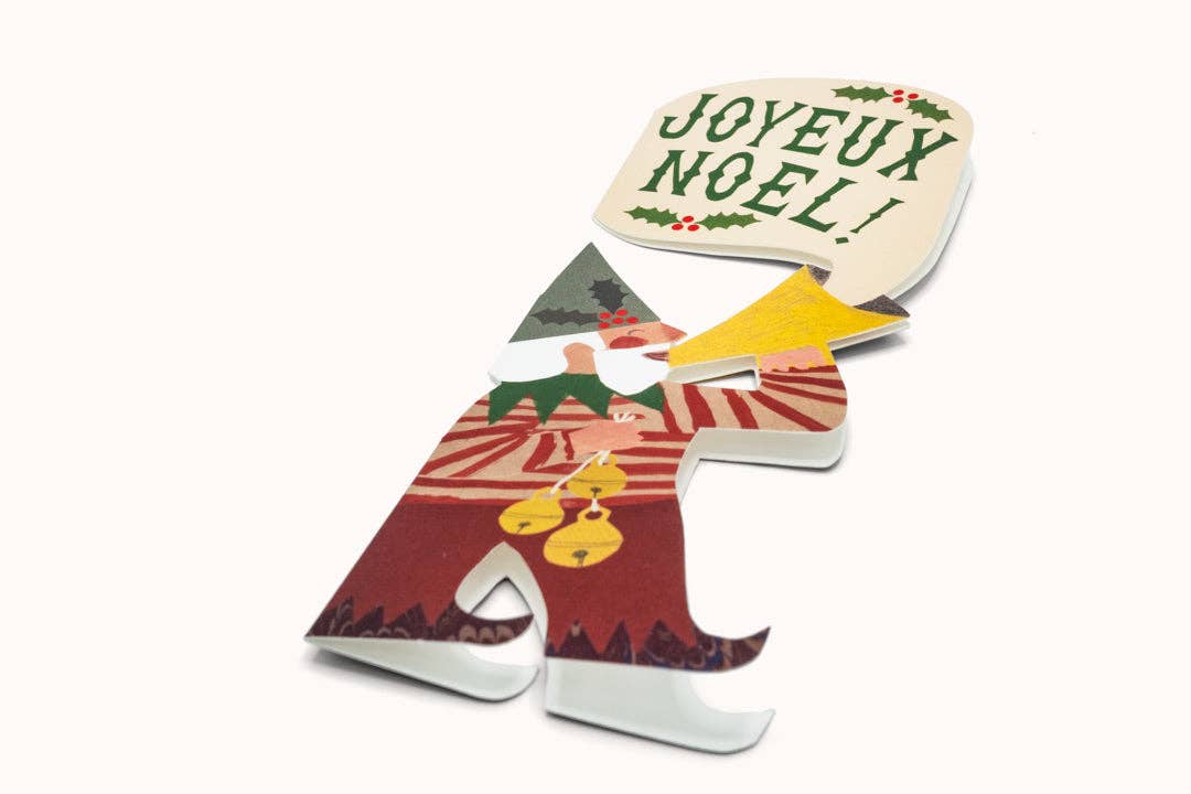 Grandad Elf Christmas Card