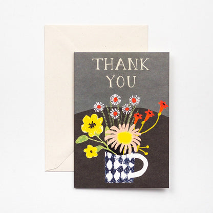 Floral Mug Thank You Card