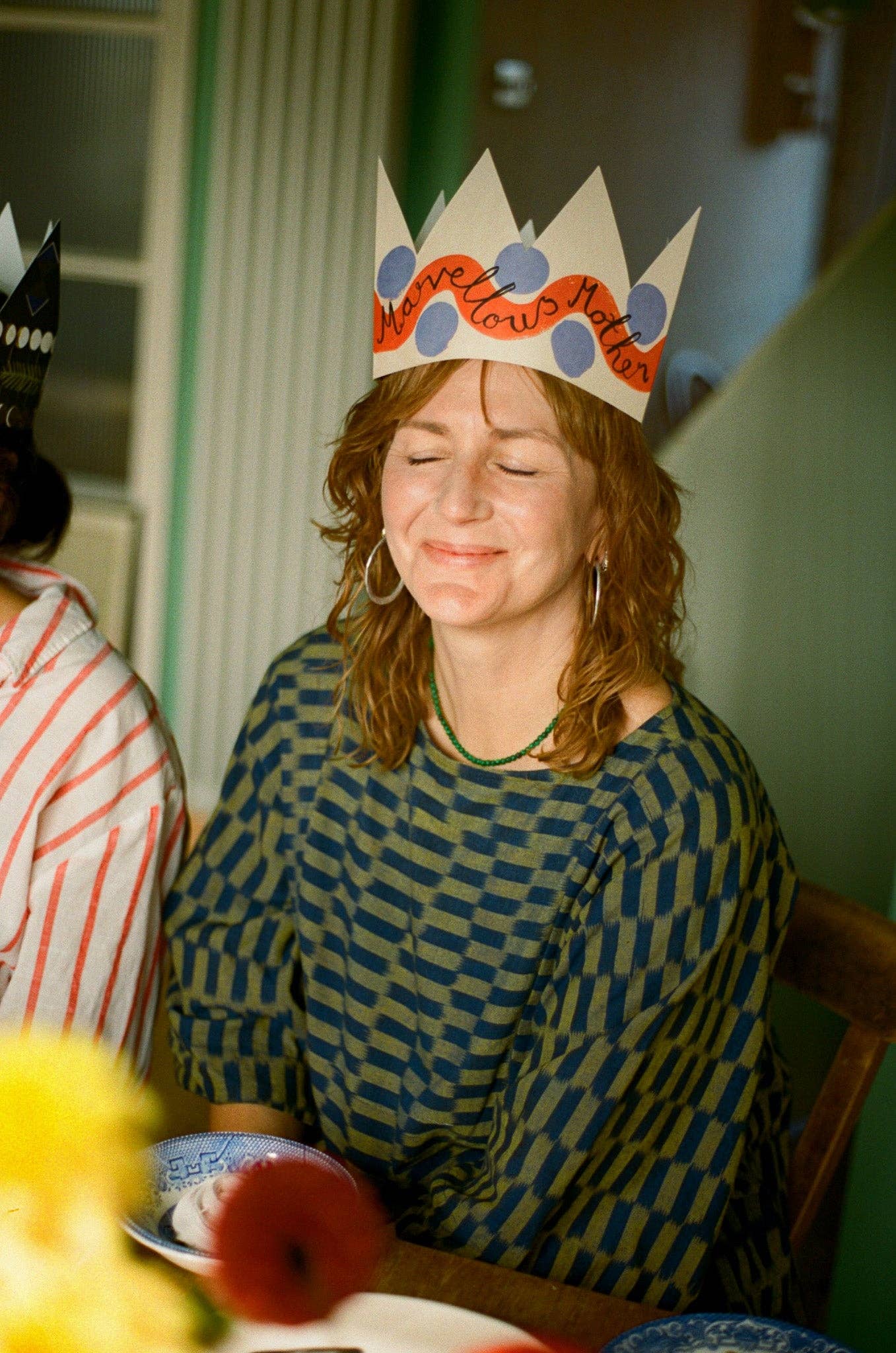 'Marvellous Mother' Party Hat Card