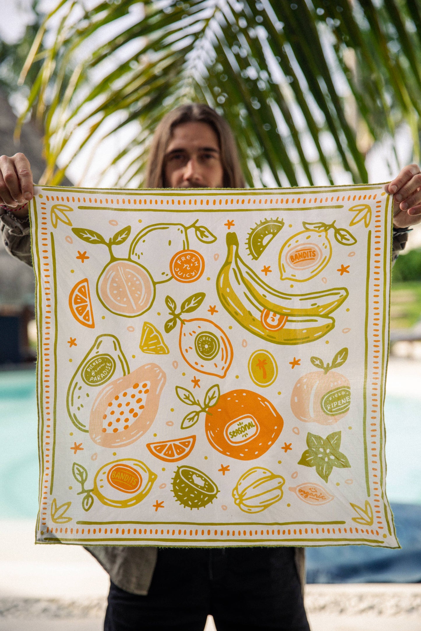 Picked From Paradise Organic Cotton Bandana