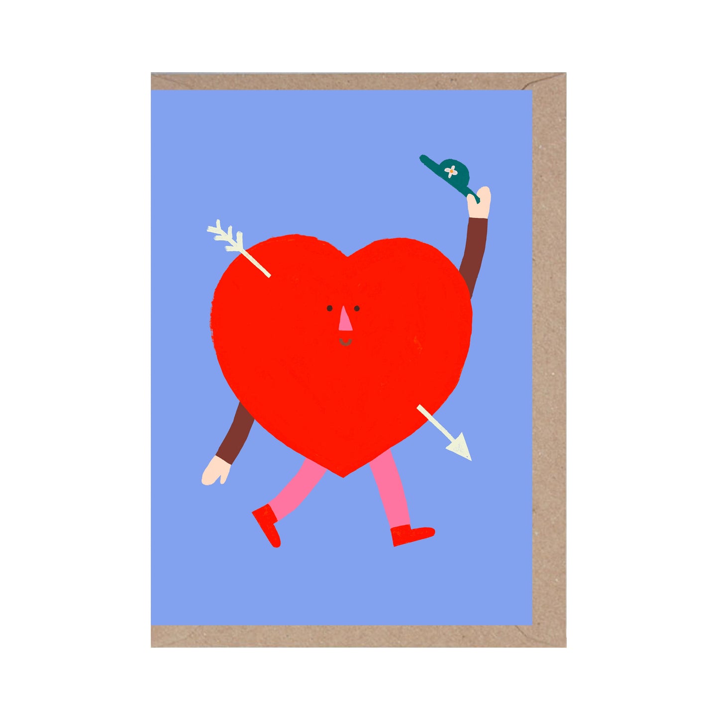 Love Heart Character Greetings Card