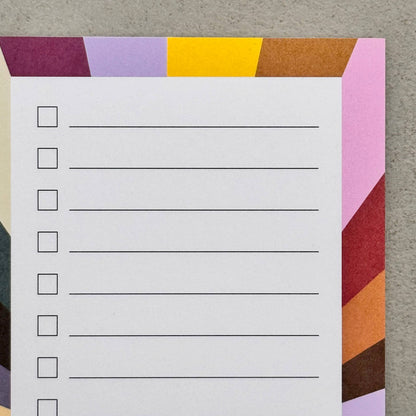 Radar Starburst To-Do List Notepad