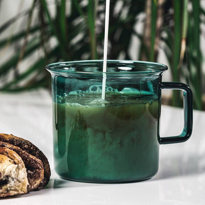 Glass Mug in Teal